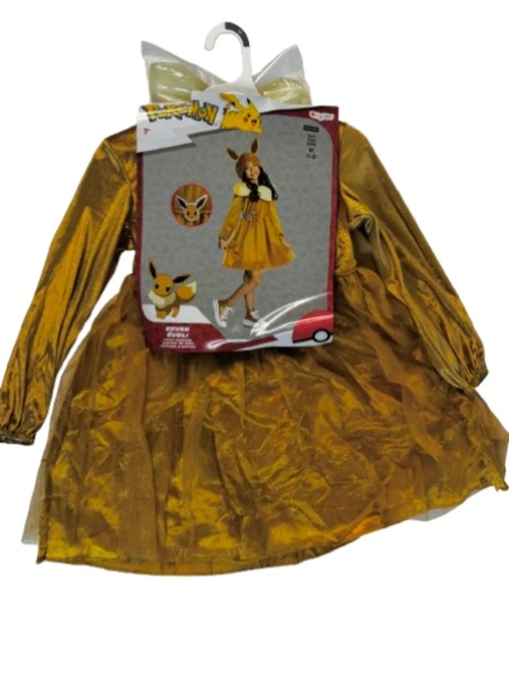 Kids Golden Eevee Costume Dress  Pokémon